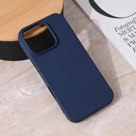 Futrola - maska Teracell Giulietta za iPhone 16 Pro 6.3 mat tamno plava.