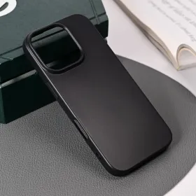 Silikonska futrola - maska Skin za iPhone 16 Pro 6.3 mat crna.