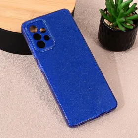 Futrola - maska Sparkle Dust za Samsung A325 Galaxy A32 4G (EU) tamno plava.