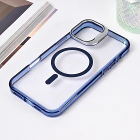 Futrola - maska Magsafe Transparent za iPhone 16 Plus 6.7 plava.