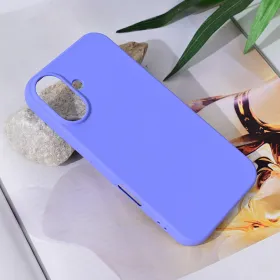 Futrola - maska Teracell Soft Velvet za iPhone 16 6.1 ljubicasta.