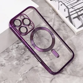 Futrola - maska Magsafe Lux za iPhone 16 Pro 6.3 ljubicasta.