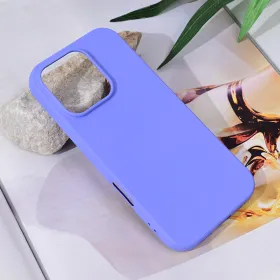 Futrola - maska Teracell Soft Velvet za iPhone 16 Pro 6.3 ljubicasta.