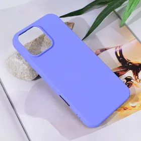 Futrola - maska Teracell Soft Velvet za iPhone 16 Pro Max 6.9 ljubicasta.