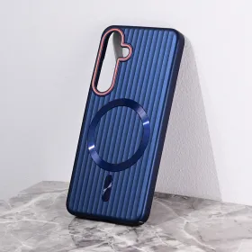 Futrola - maska Magsafe Stripe za Samsung S921B Galaxy S24 plava.