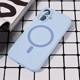 Futrola - maska Magsafe Pure color za iPhone 16 6.1 svetlo plava.