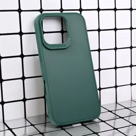 Futrola - maska 3D Camera za iPhone 16 Pro 6.3 tamno zelena.