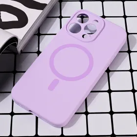 Futrola - maska Magsafe Pure color za iPhone 15 Pro Max 6.7 lila.