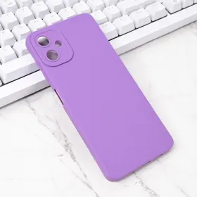 Futrola - maska Silikon Pro Camera za Samsung A065F Galaxy A06 4G ljubicasta.