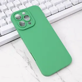 Futrola - maska Silikon Pro Camera za iPhone 16 Pro Max 6.9 tamno zelena.
