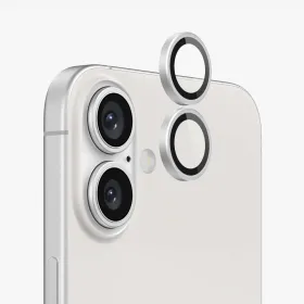 Zastita za kameru za iPhone 16 6.1/iPhone 16 Plus 6.7 srebrna.