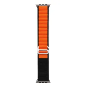 Narukvica Moye Smart Watch Alpine Loop Strap 44/45/49mm Black With Orange.