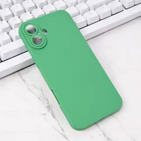 Futrola - maska Silikon Pro Camera za iPhone 16 Plus 6.7 tamno zelena.