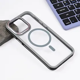 Futrola - maska Magsafe Trendy za iPhone 15 Pro Max 6.7 siva.