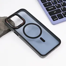 Futrola - maska Magsafe Trendy za iPhone 13 Pro Max 6.7 crna.