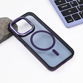 Futrola - maska Magsafe Trendy za iPhone 15 Pro 6.1 ljubicasta.