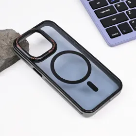 Futrola - maska Magsafe Trendy za iPhone 15 Pro 6.1 crna.