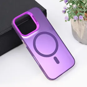 Futrola - maska Magsafe Clear za iPhone 16 Pro 6.3 ljubicasta.