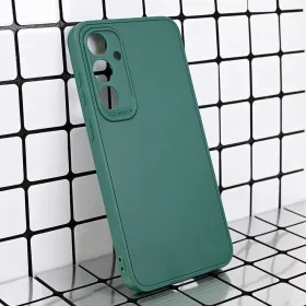 Futrola - maska 3D Camera za Samsung S721B Galaxy S24 FE tamno zelena.