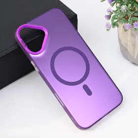 Futrola - maska Magsafe Clear za iPhone 16 Plus 6.7 ljubicasta.