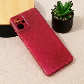 Futrola - maska Sparkle Dust za Samsung A065F Galaxy A06 5G bordo.