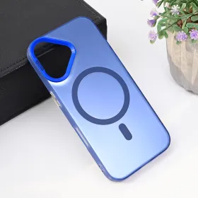 Futrola - maska Magsafe Clear za iPhone 16 6.1 plava.