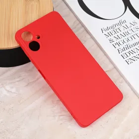 Futrola - maska Teracell Giulietta za Samsung A065F Galaxy A06 mat crvena.