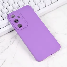 Futrola - maska Silikon Pro Camera za Samsung S721B Galaxy S24 Fe ljubicasta.