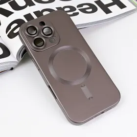 Futrola - maska Magsafe Chrome za iPhone 16 Pro 6.3 siva.