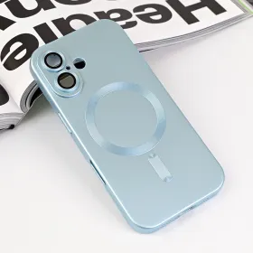Futrola - maska Magsafe Chrome za iPhone 16 6.1 plava.
