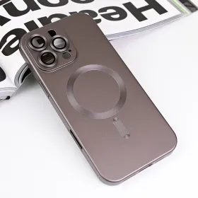 Futrola - maska Magsafe Chrome za iPhone 16 Pro Max 6.9 siva.