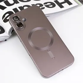 Futrola - maska Magsafe Chrome za iPhone 16 Plus 6.7 siva.