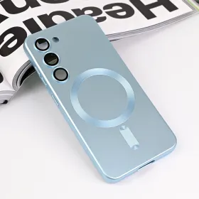 Futrola - maska Magsafe Chrome za Samsung S911B Galaxy S23 5G plava.