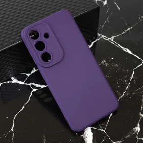 Futrola - maska Teracell Giulietta za Samsung S931 Galaxy S25 mat tamno ljubicasta.