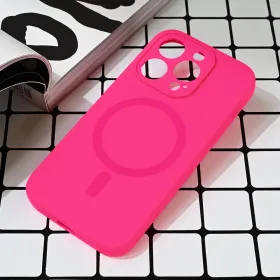 Futrola - maska Magsafe Pure color za iPhone 15 Pro 6.1 pink.