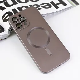Futrola - maska Magsafe Chrome za iPhone 13 Pro Max 6.7 siva.