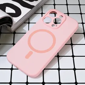 Futrola - maska Magsafe Pure color za iPhone 16 Pro 6.3 roze.
