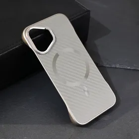 Futrola - maska Magsafe Carbon za iPhone 16 6.1 siva.