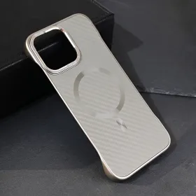 Futrola - maska Magsafe Carbon za iPhone 16 Pro Max 6.9 siva.