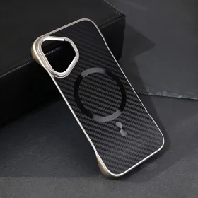 Futrola - maska Magsafe Carbon za iPhone 16 6.1 crna.