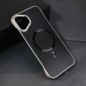 Futrola - maska Magsafe Carbon za iPhone 16 Plus 6.7 crna.