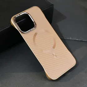 Futrola - maska Magsafe Carbon za iPhone 15 Pro Max 6.7 braon.