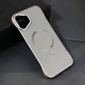 Futrola - maska Magsafe Carbon za iPhone 16 Plus 6.7 siva.