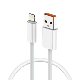 USB Data kabl Pluginn fast 25W USB na lightning beli 2m.