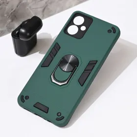 Futrola - maska Hard Ring za Samsung A065F Galaxy A06 tamno zelena.