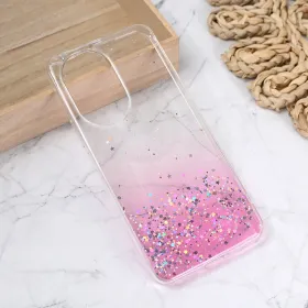 Silikonska futrola - maska Glitter za Huawei Honor 200 roze.