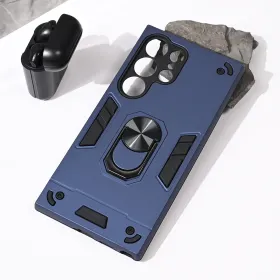 Futrola - maska Hard Ring za Samsung S928 Galaxy S24 Ultra 5G plava.