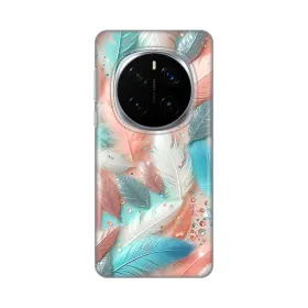 Silikonska futrola - maska print za Huawei Honor Magic 7 Pro Pastel Feathers.