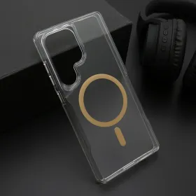 Futrola - maska AURA MagSafe za Samsung S938 Galaxy S25 Ultra 5G zlatna (MS).