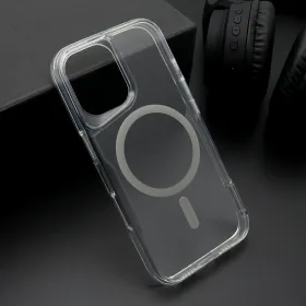 Futrola - maska AURA MagSafe za iPhone 16 (6.1) siva (MS).